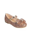 TIP TOP KIDS GLITTER BOW FLATS S151