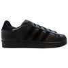 ADIDAS BOYS BLACK SUPERSTAR C/J