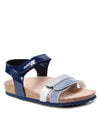 GEOX GIRLS SANDAL NAVY/SILVER J ADRIEL