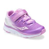 SAUCONY GIRLS S-BABY FREEDOM ISO PURPLE AND WHITE