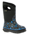 BOGS BOOT BLACK MULTI FLOWER