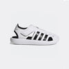 ADIDAS BOYS BLACK AND WHITE WATER SHOE