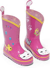 KID PINK LUCKY CAT RAINBOOT